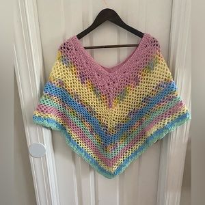 Crochet Poncho. Handmade